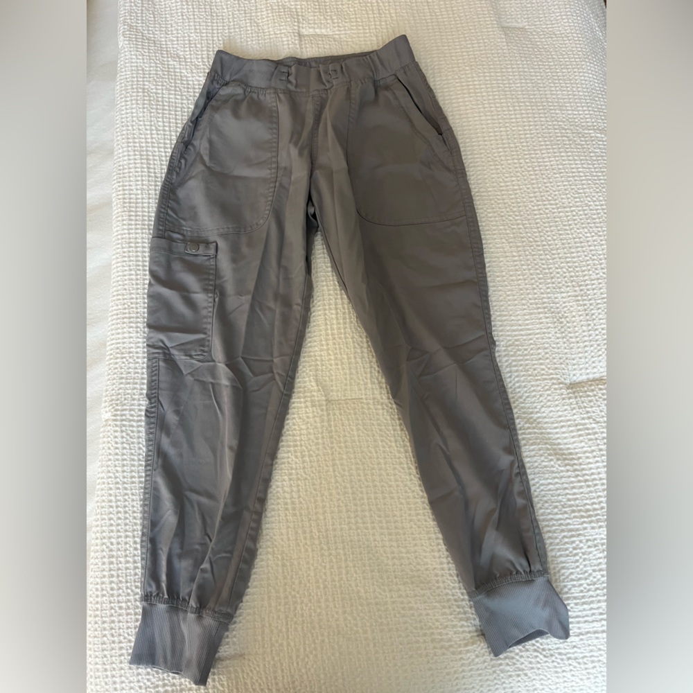 Med Couture Grey Jogger Scrub Pants